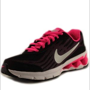 Pink Nike Reax Run 9 Gym Shoes